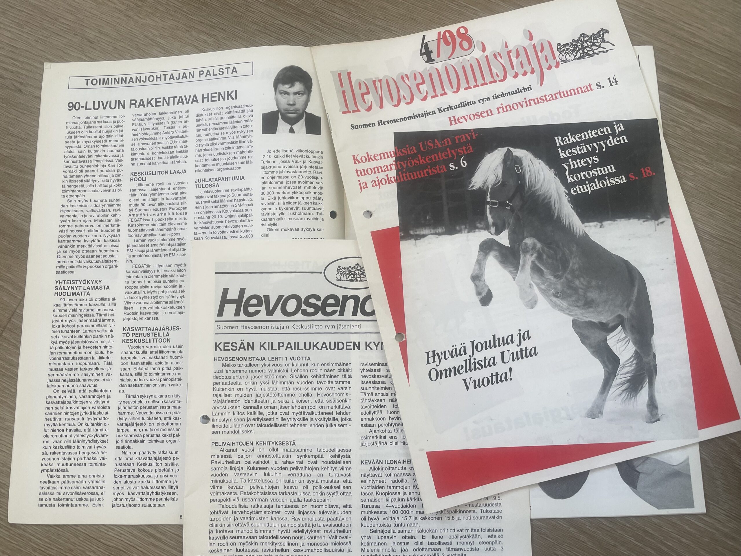 SHKL ry 50 vuotta hevosenomistajan asialla, osa 3: 90-luku – Laman kourista sitkeydellä kohti uutta kasvua